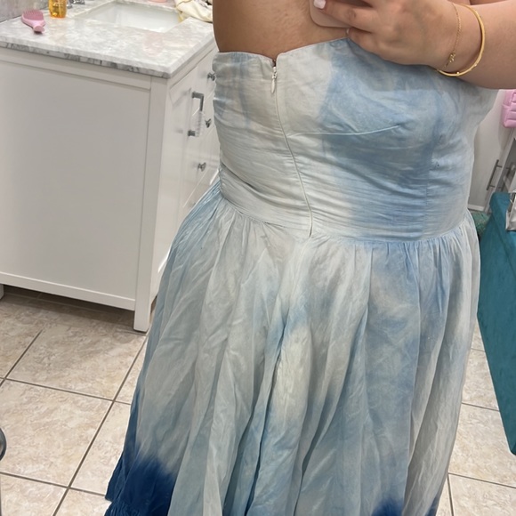 Tie Dye Smocked Back Maxi Dress - Picture 5 of 10